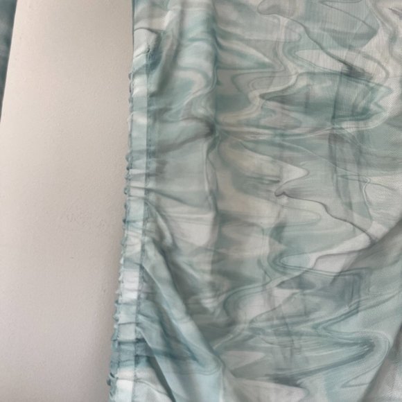 Dynamite Ruched Slinky mesh mini dress - Picture 3 of 5